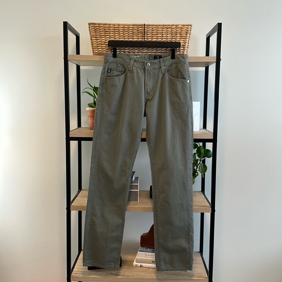 AG Adriano Goldschmied The Graduate Tailored Leg Twill Woven Pants Jean, 31 x 33 - Picture 2 of 11